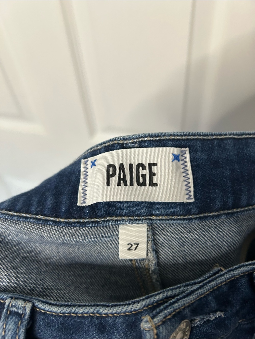 Paige Anessa High Rise Cropped Wide Leg Jeans - Picture 7 of 16
